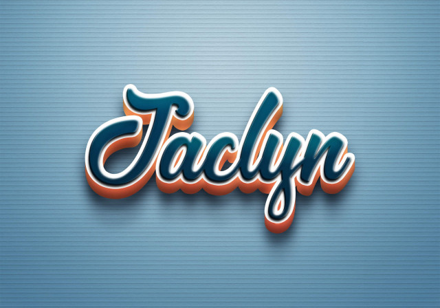 Free photo of Cursive Name DP: Jaclyn