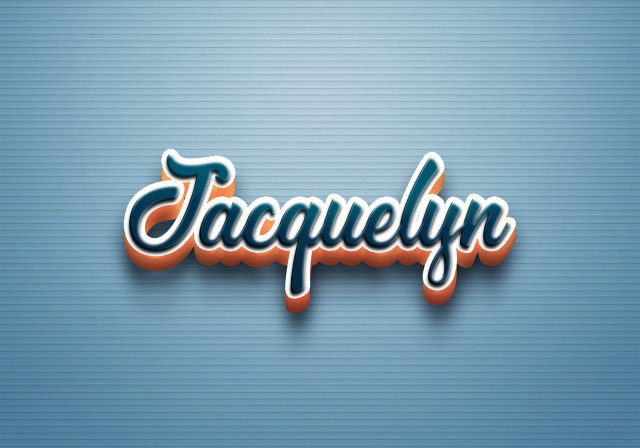 Free photo of Cursive Name DP: Jacquelyn