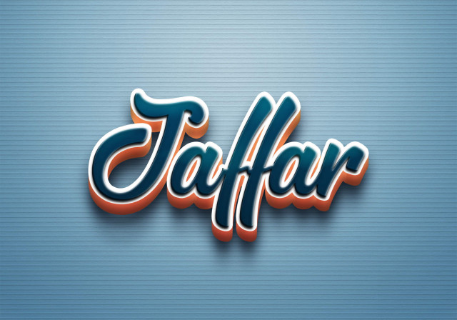 Free photo of Cursive Name DP: Jaffar