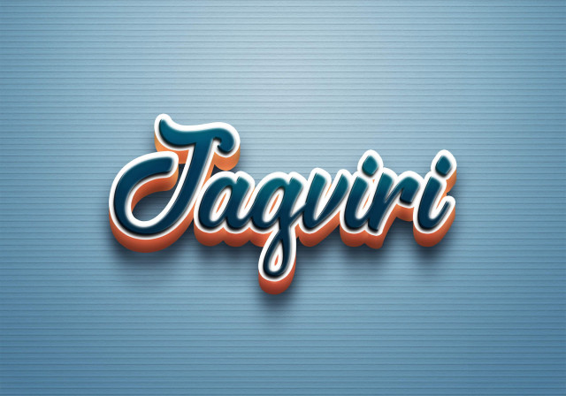 Free photo of Cursive Name DP: Jagviri