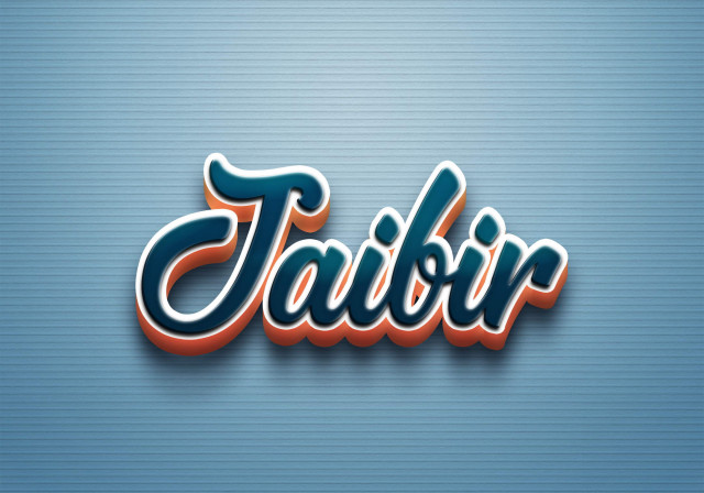 Free photo of Cursive Name DP: Jaibir