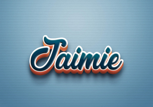 Free photo of Cursive Name DP: Jaimie