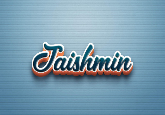 Free photo of Cursive Name DP: Jaishmin