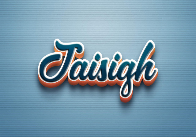 Free photo of Cursive Name DP: Jaisigh