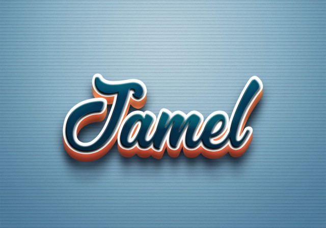 Free photo of Cursive Name DP: Jamel