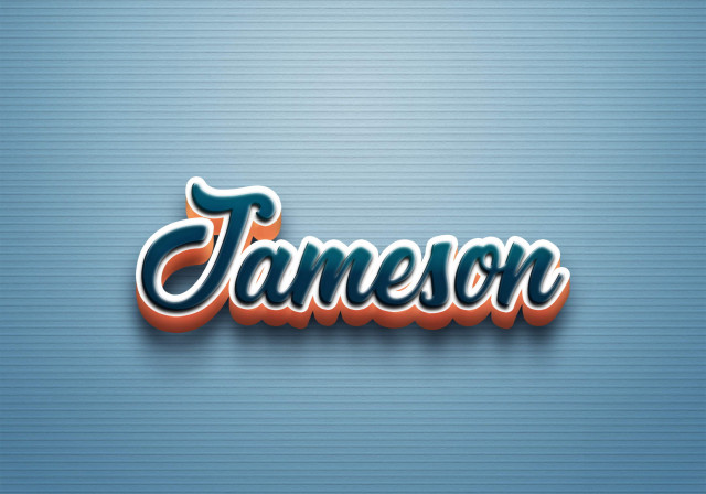 Free photo of Cursive Name DP: Jameson