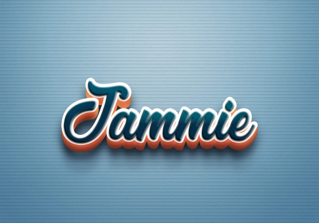 Free photo of Cursive Name DP: Jammie