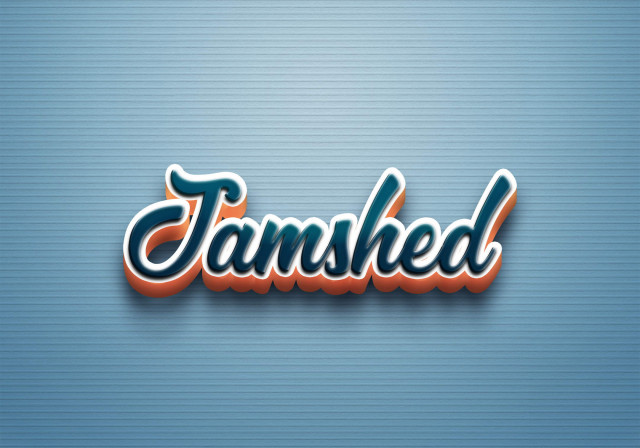 Free photo of Cursive Name DP: Jamshed