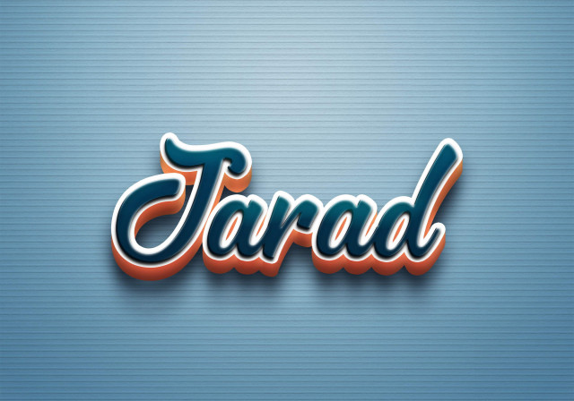 Free photo of Cursive Name DP: Jarad