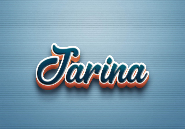 Free photo of Cursive Name DP: Jarina