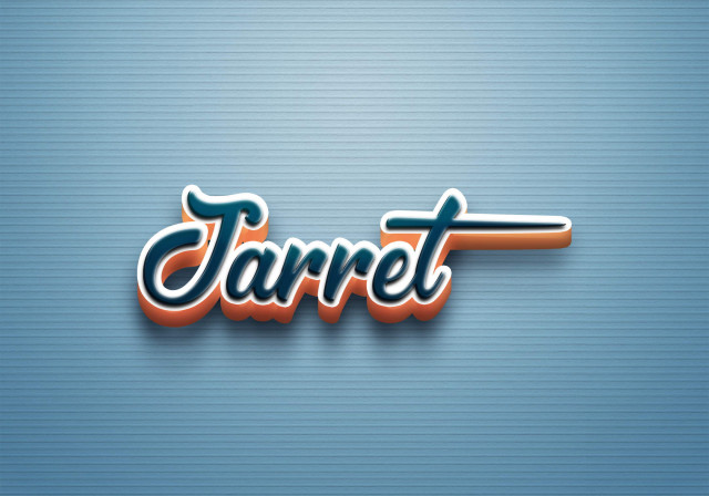 Free photo of Cursive Name DP: Jarret