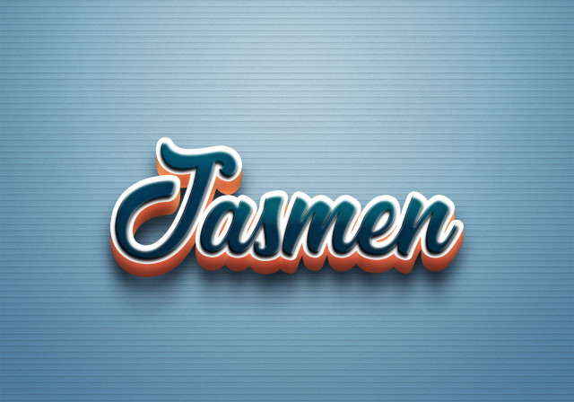 Free photo of Cursive Name DP: Jasmen