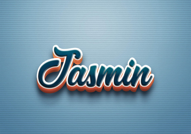 Free photo of Cursive Name DP: Jasmin