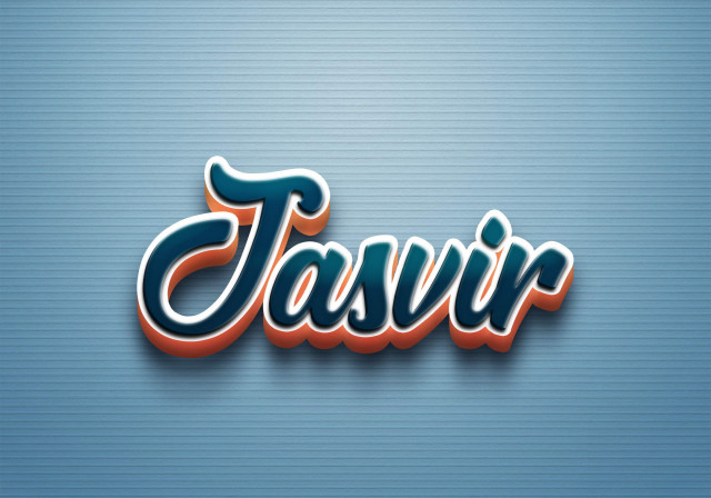 Free photo of Cursive Name DP: Jasvir