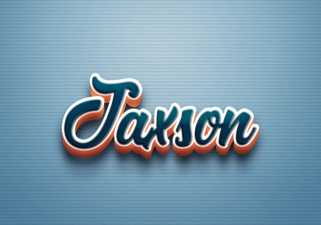 Free photo of Cursive Name DP: Jaxson