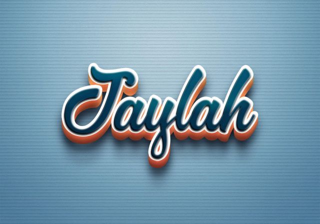 Free photo of Cursive Name DP: Jaylah