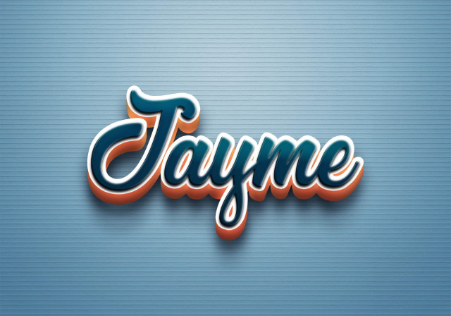 Free photo of Cursive Name DP: Jayme