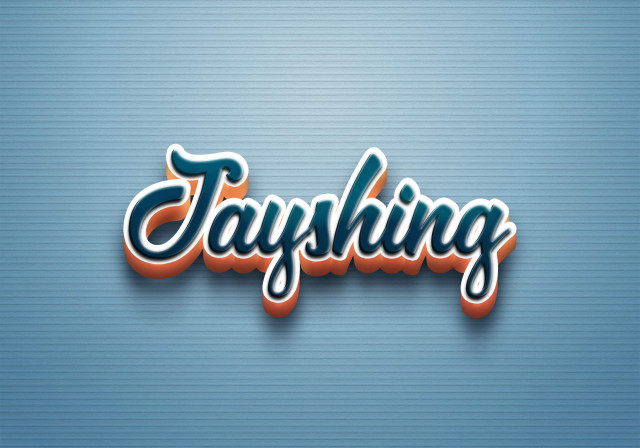 Free photo of Cursive Name DP: Jayshing