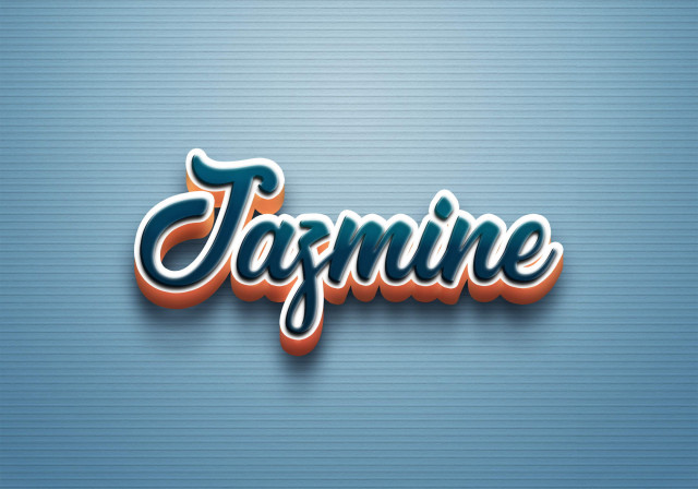 Free photo of Cursive Name DP: Jazmine