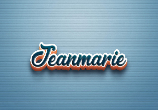 Free photo of Cursive Name DP: Jeanmarie