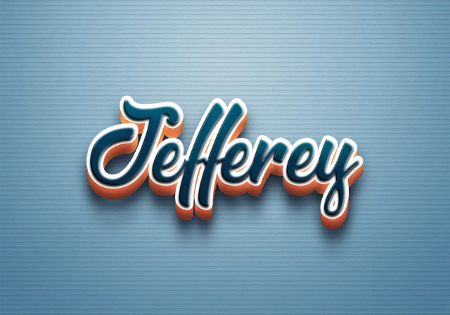 Free photo of Cursive Name DP: Jefferey