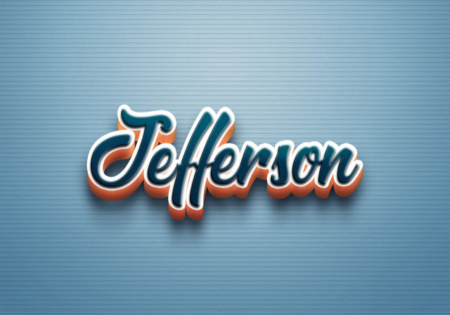 Free photo of Cursive Name DP: Jefferson