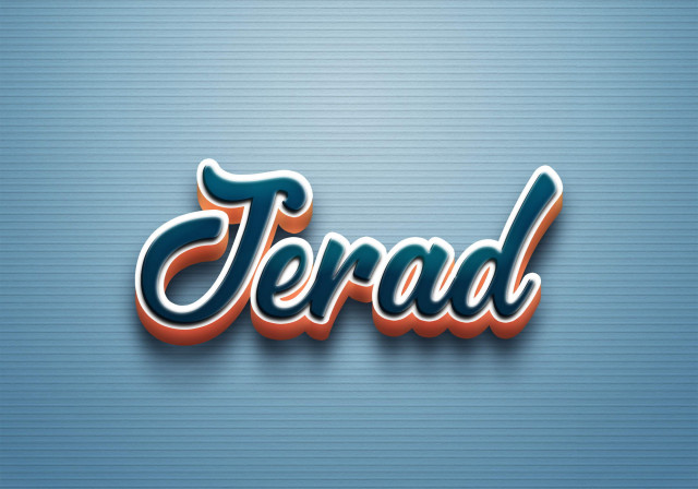 Free photo of Cursive Name DP: Jerad