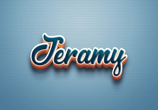 Free photo of Cursive Name DP: Jeramy