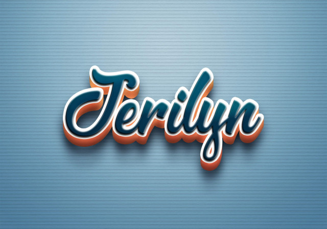 Free photo of Cursive Name DP: Jerilyn