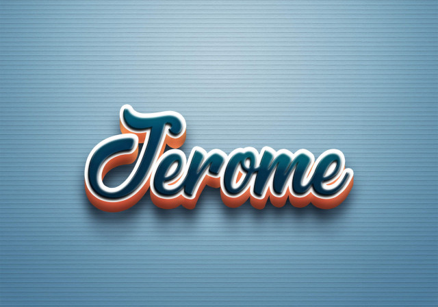 Free photo of Cursive Name DP: Jerome