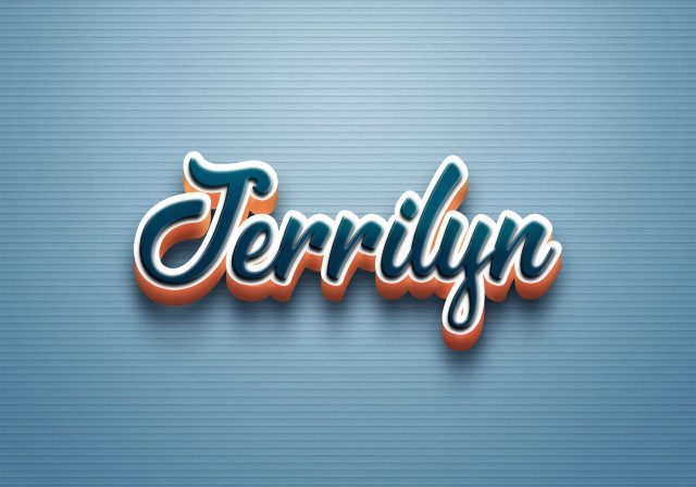 Free photo of Cursive Name DP: Jerrilyn