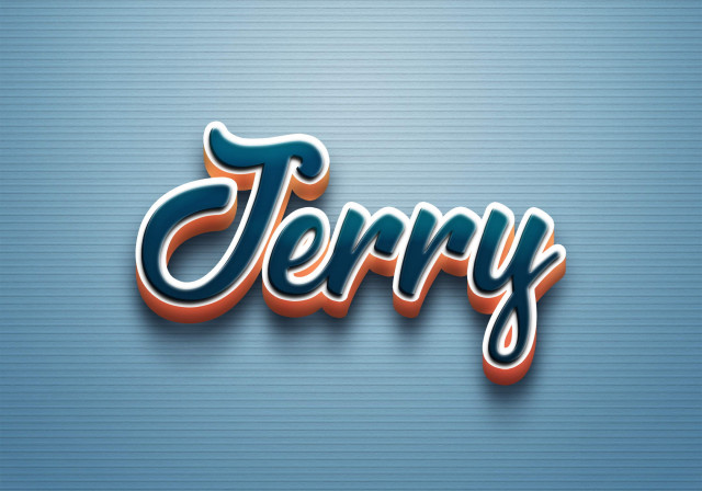 Free photo of Cursive Name DP: Jerry