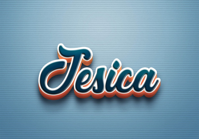 Free photo of Cursive Name DP: Jesica