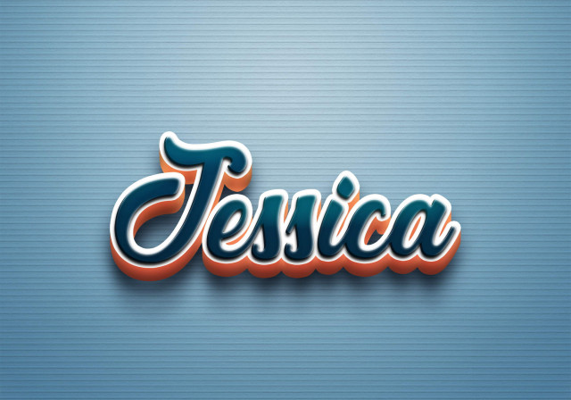 Free photo of Cursive Name DP: Jessica