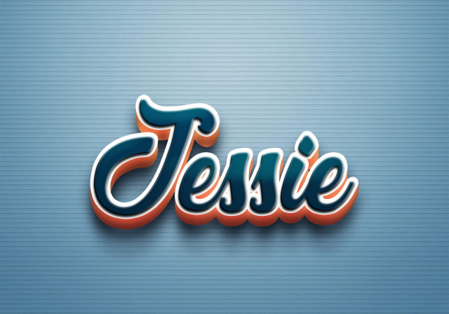 Free photo of Cursive Name DP: Jessie