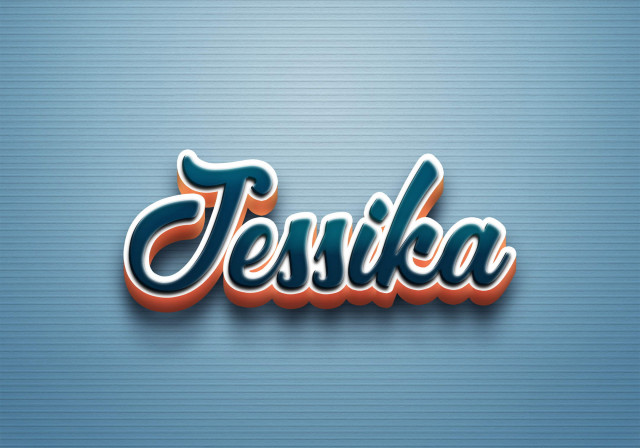 Free photo of Cursive Name DP: Jessika