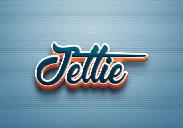 Free photo of Cursive Name DP: Jettie