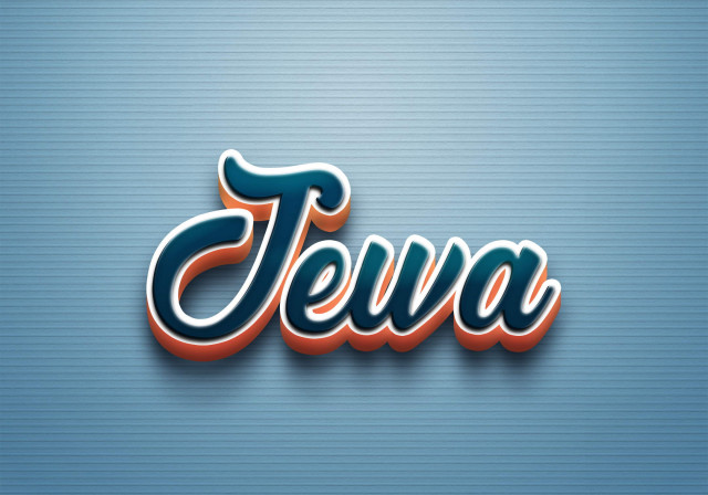 Free photo of Cursive Name DP: Jewa