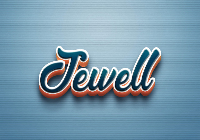 Free photo of Cursive Name DP: Jewell