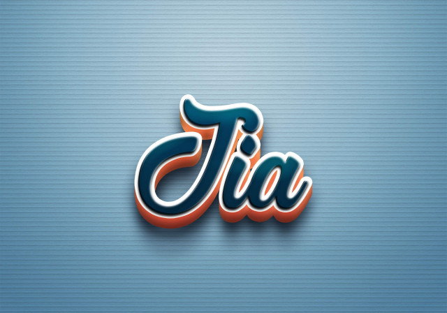 Free photo of Cursive Name DP: Jia