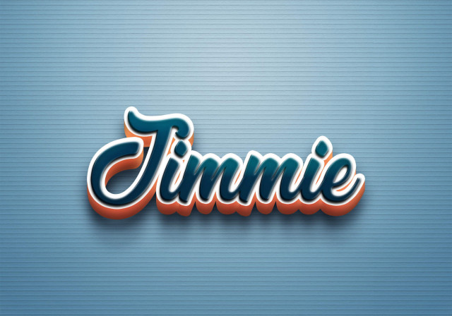 Free photo of Cursive Name DP: Jimmie