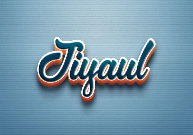 Free photo of Cursive Name DP: Jiyaul