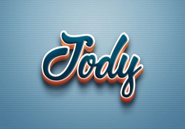 Free photo of Cursive Name DP: Jody