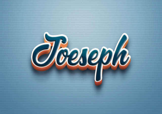 Free photo of Cursive Name DP: Joeseph