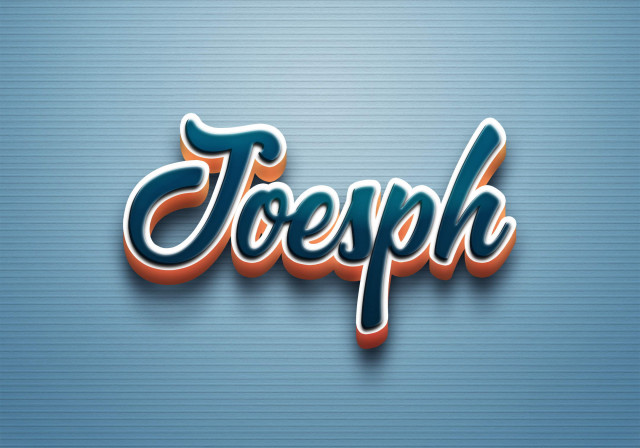 Free photo of Cursive Name DP: Joesph