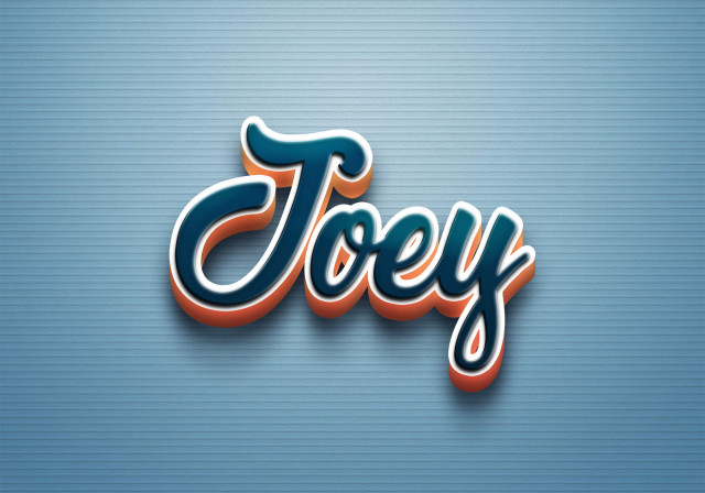 Free photo of Cursive Name DP: Joey