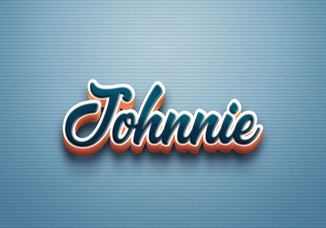 Free photo of Cursive Name DP: Johnnie