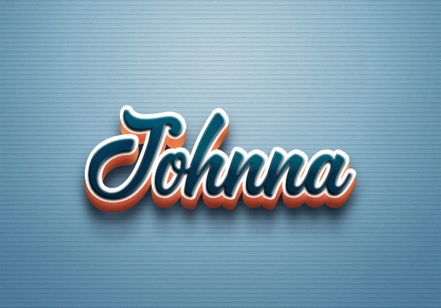 Free photo of Cursive Name DP: Johnna