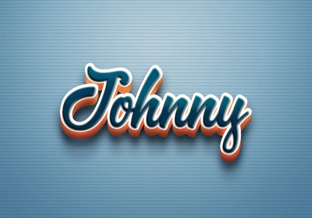 Free photo of Cursive Name DP: Johnny