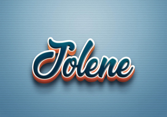 Free photo of Cursive Name DP: Jolene